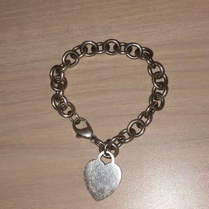 Tiffany & Co. Jewelry Vintage Tiffany & Co. 925 Heart Bracelet